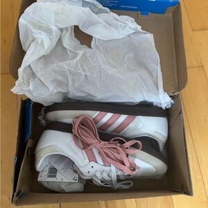 Adidas Sambas Pink/White Sneakers